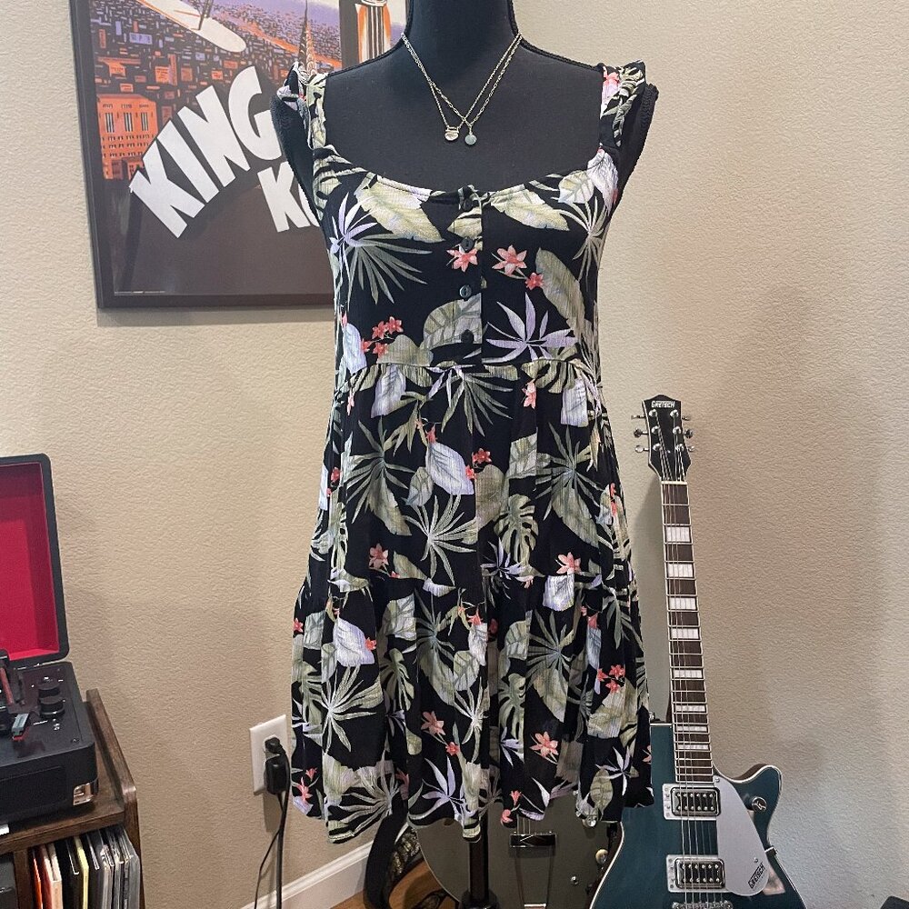 Forever 21 Polynesian Print Beach Dress/Tunic